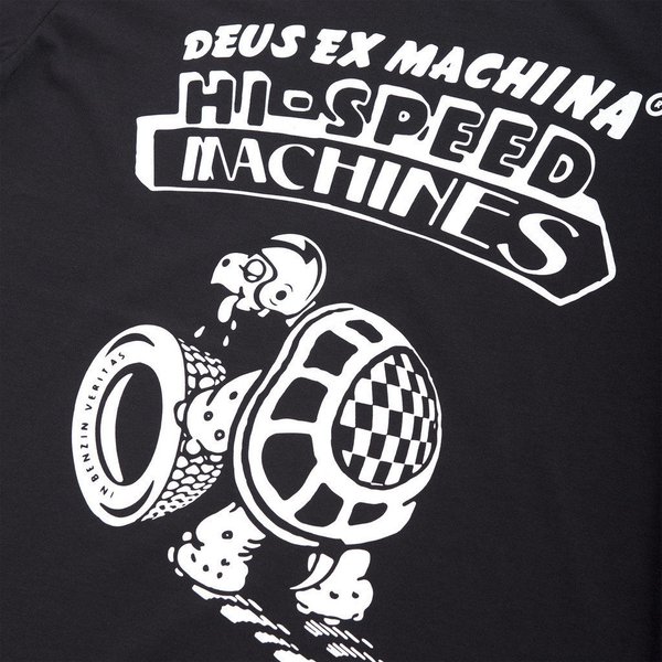 DEUS EX MACHINA Shirt - "Hi Speed Tee" - schwarz