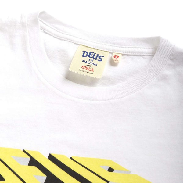 DEUS EX MACHINA Shirt - "Perps Tee" - weiß